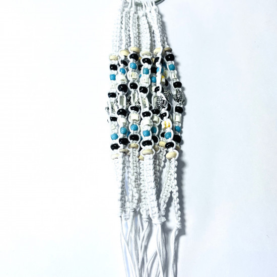 Fournisseur bracelets fantaisies, Lot Bracelets exotiques Blanc N°146