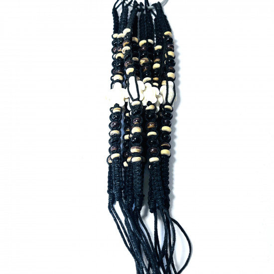 Lieferant für Fantasiearmbänder, Lot Exotische Armbänder Schwarz Nr. 227