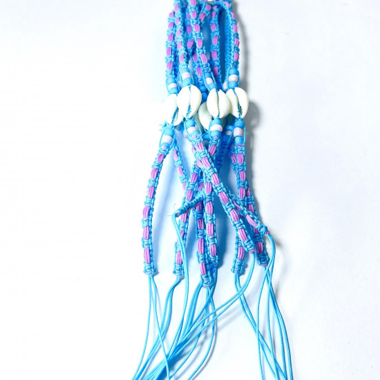 Fournisseur bracelets fantaisies, Lot Bracelets exotiques Bleu N°308