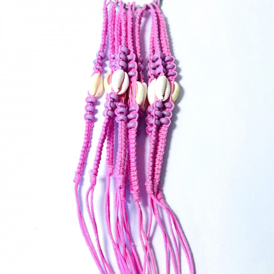 Supplier bracelets, fantasy, Lot Bracelets exotic Rose N°413