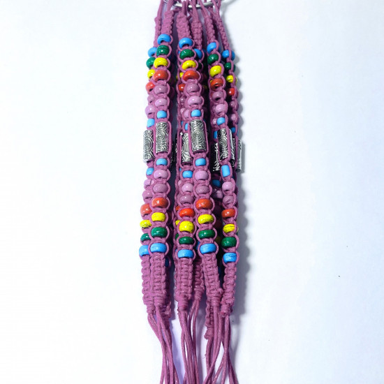 Supplier bracelets, fantasy, Lot Bracelets exotic Rose N°427