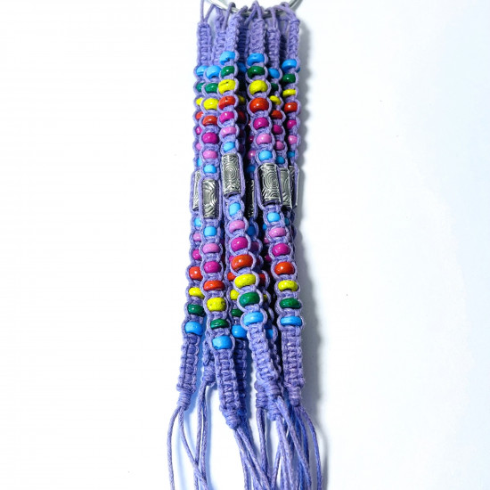 Supplier bracelets, fantasy, Lot Bracelets exotic Rose N°431