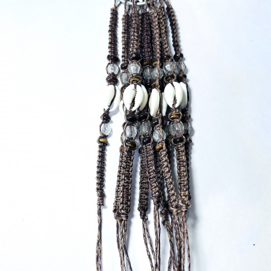 Fournisseur bracelets fantaisies, Lot Bracelets exotiques Marron N°701