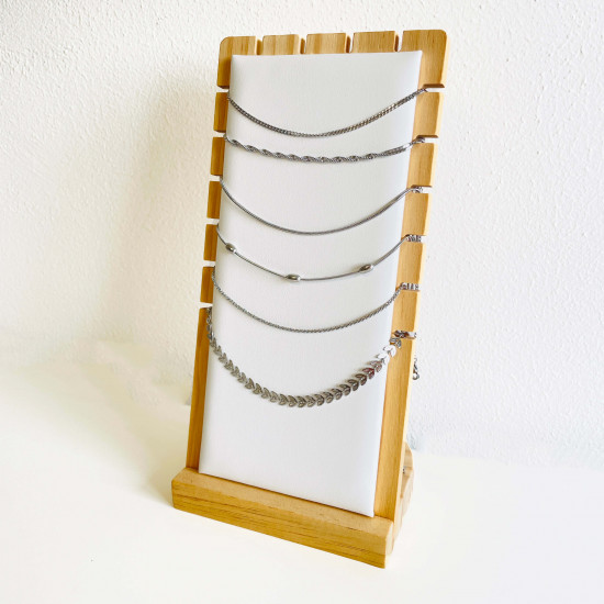 Expositor 18 collares "Les élégantes" acero inoxidable para tiendas