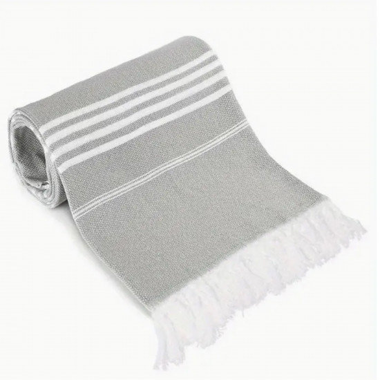 Grossiste fouta, serviette fouta gris foncé pour la plage - Felizz