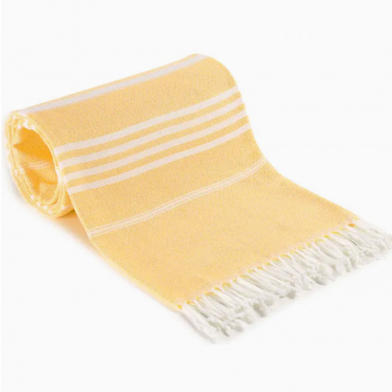 Großhändler Fouta, gelbes Fouta-Handtuch für den Strand - Felizz