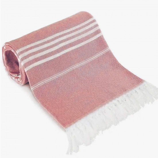 Grossiste fouta, serviette fouta rouge pour la plage - Felizz