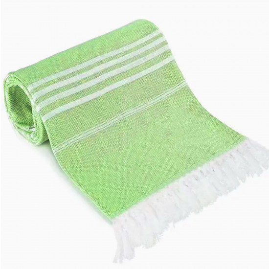 Großhändler Fouta, apfelgrünes Fouta-Handtuch für den Strand - Felizz