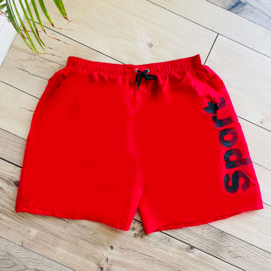 Grossiste de maillot de bain, short de bain adulte rouge - Felizz