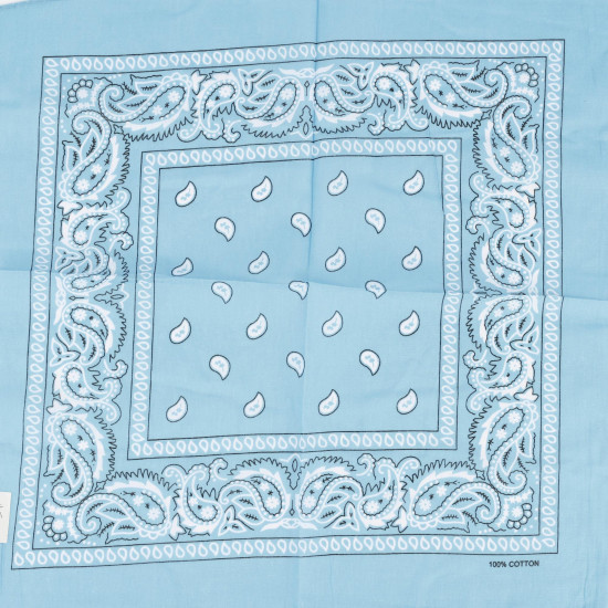 Wholesale bandanas and fashion accessories, light blue model - Felizz
