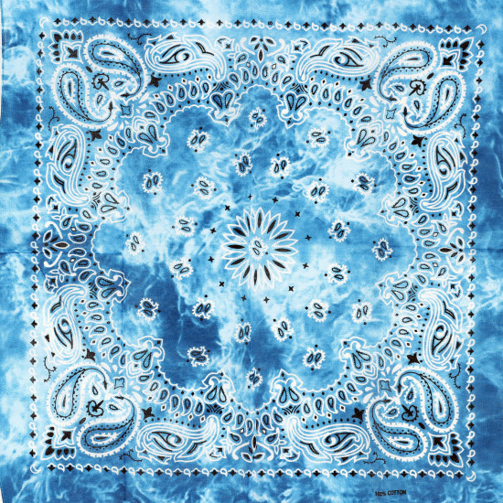 Wholesale bandanas and fashion accessories, blue gradient - Felizz