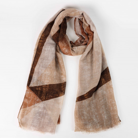 Langes beige/braunes Halstuch, Lieferant Halstuch Felizz