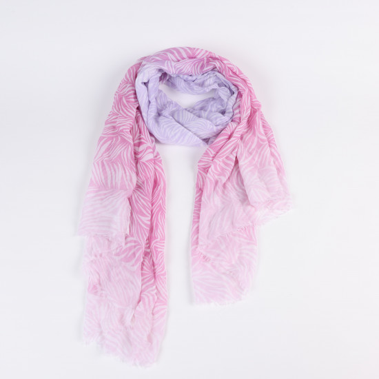 Foulard long dégradé rose violet, fournisseur foulard Felizz