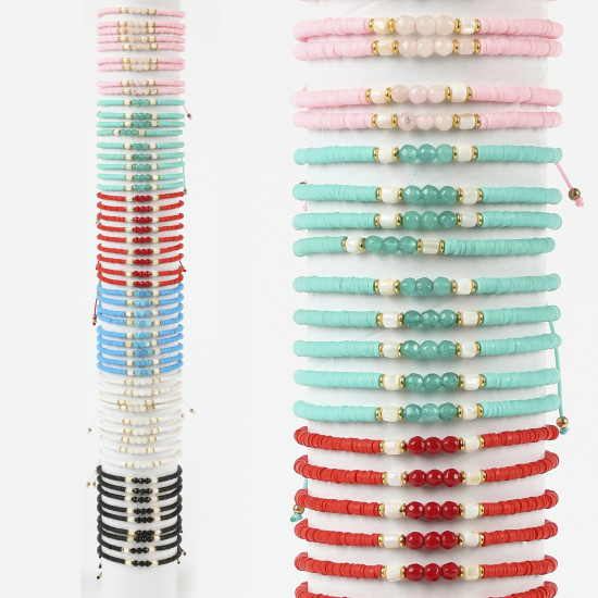 Großhändler Fantasie-Armbänder auf trendigen Röhren, Modell GA2143- Felizz