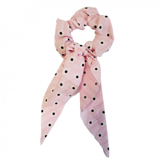 Wholesaler chouchou, lot chouchou scarf pink - Felizz