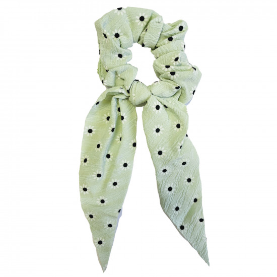 Wholesaler chouchou, lot chouchou scarf green - Felizz