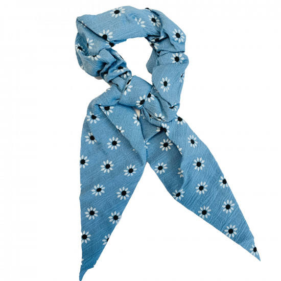 Grossiste chouchou, lot chouchou foulard bleu - Felizz