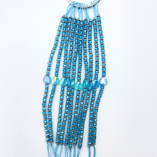 Supplier bracelets, fantasy, Exotic bracelets heart rhinestones N°1103