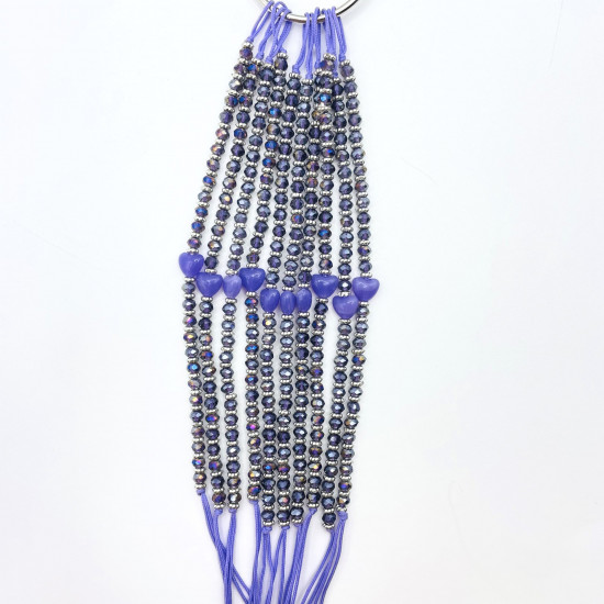 Fournisseur bracelets fantaisies, Bracelets exotiques coeur strass N°1108