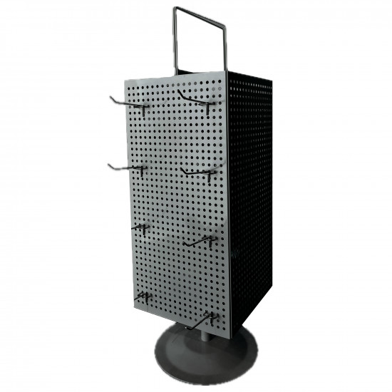 4-sided rotating counter display, add the products of your choice