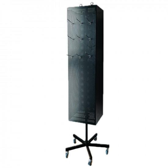 Large 4-sided rotating display, add the products of your choice