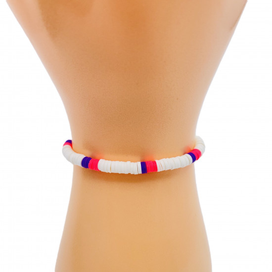 Bracciali heishi fine G130-35, gioielli di moda all'ingrosso