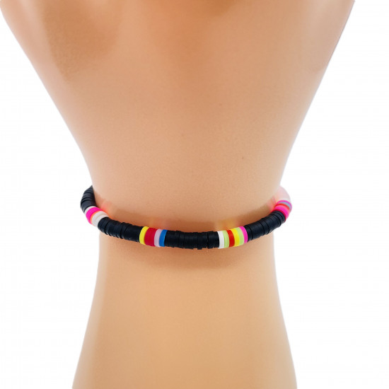 Bracciali heishi fine G130-37, gioielli di moda all'ingrosso