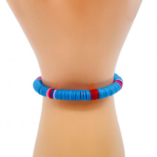 Pulseras gruesas heishi G130-41, bisutería al por mayor