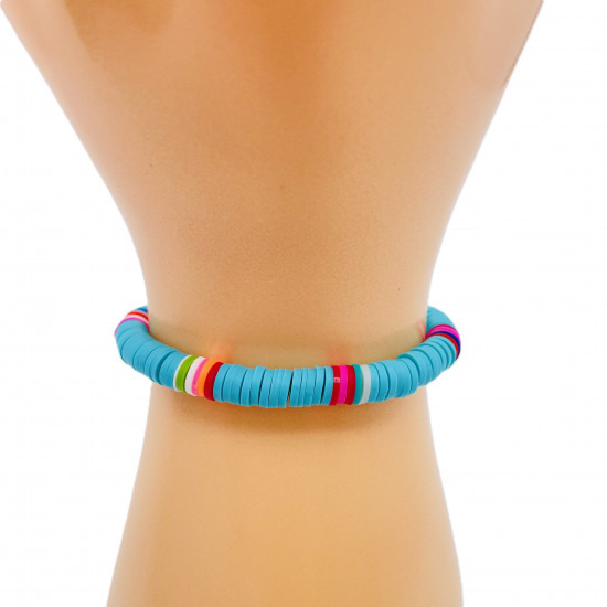 Pulseras gruesas heishi G130-48, bisutería al por mayor