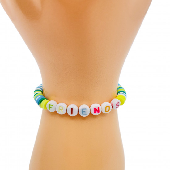 Armbänder heishi friends grün, Großhändler für Modeschmuck