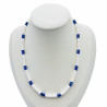 Collar fino heishi ojo de nazar