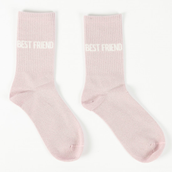 Fournisseur chaussettes paillettes, modèle BEST FRIEND