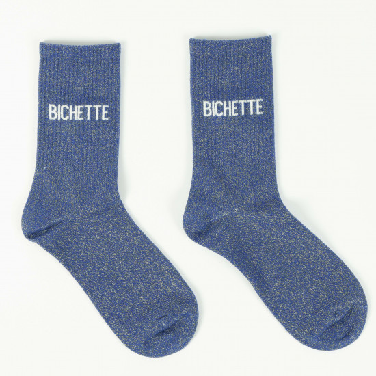 Proveedor calcetines de purpurina, modelo BICHETTE