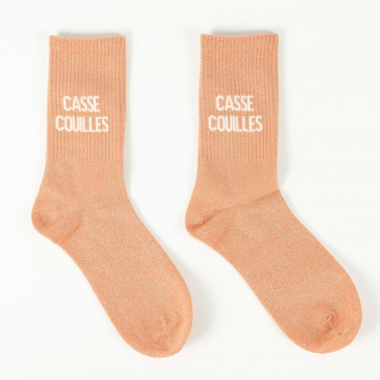Fournisseur chaussettes paillettes, modèle CASSE-COUILLES