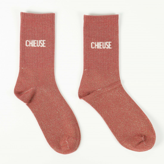 Proveedor calcetines de purpurina, modelo CHIEUSE