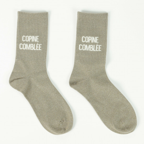 Proveedor calcetines con purpurina, modelo COPINE COMBLÉE