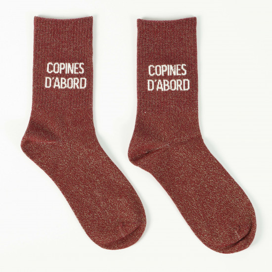 Supplier glitter socks, model COPINE D'ABORD