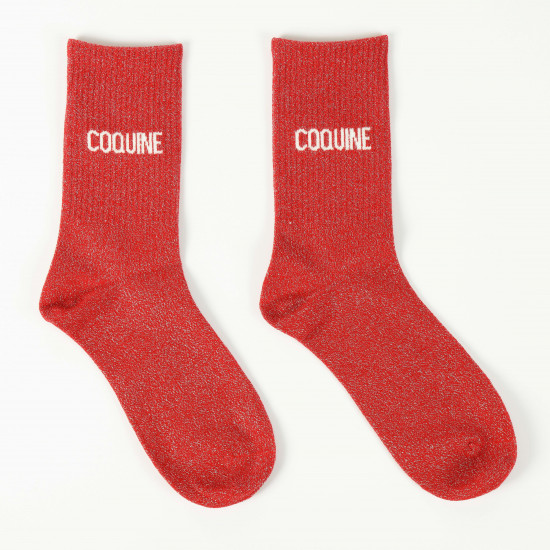 Supplier glitter socks, model COQUINE