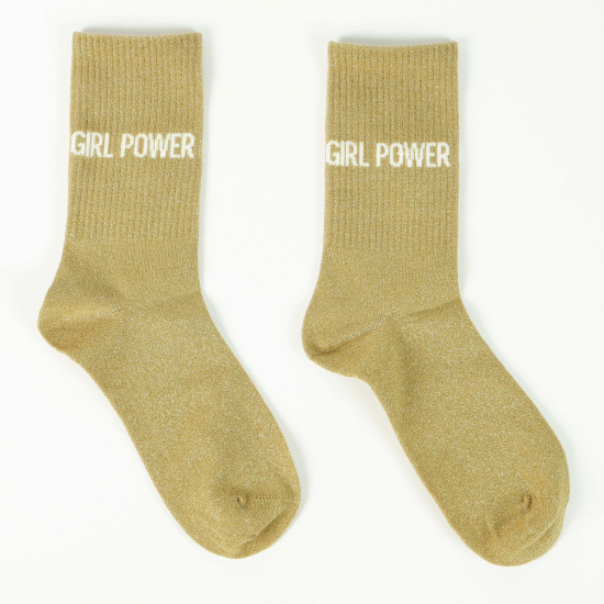 Proveedor calcetines con purpurina, modelo GIRL POWER
