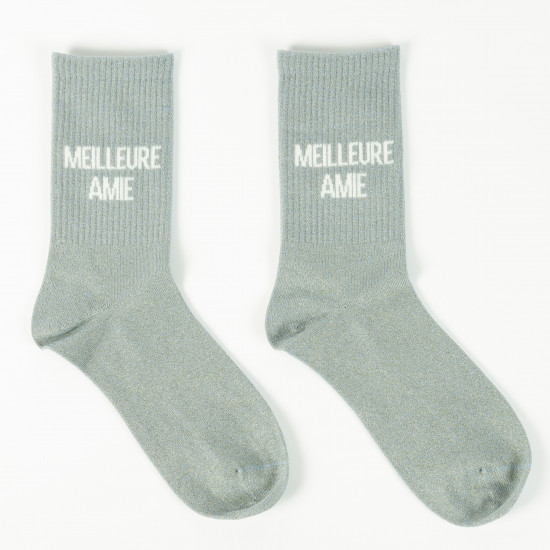 Proveedor calcetines de lentejuelas, modelo MEILLEURE AMIE