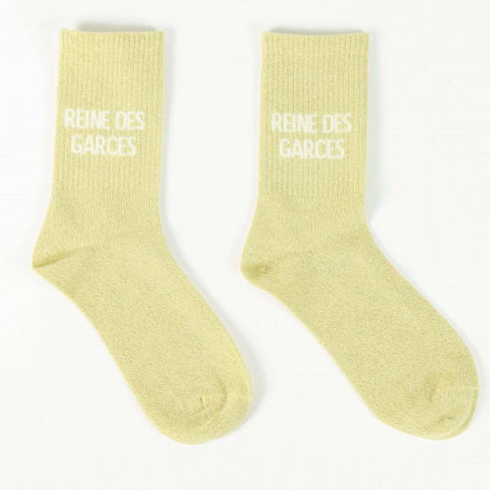 Proveedor calcetines de purpurina, modelo REINE DES GARCES