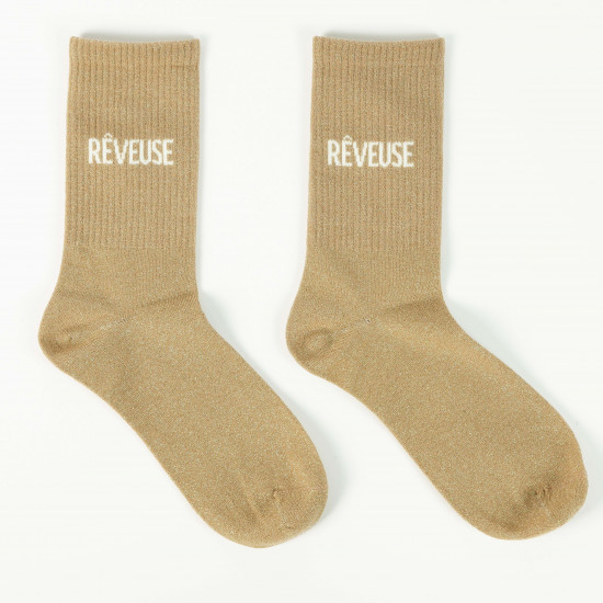Anbieter von Pailletten-Socken, Modell REVEUSE