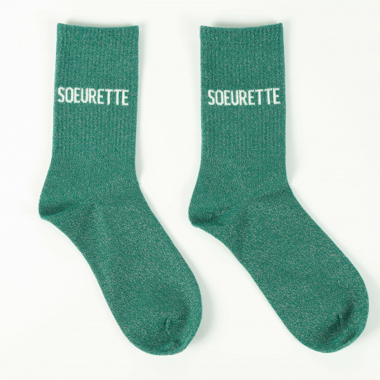 Proveedor calcetines de purpurina, modelo SOEURETTE