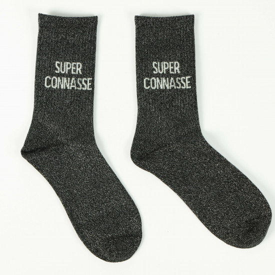 Proveedor calcetines de purpurina, modelo SUPER CONNASSE