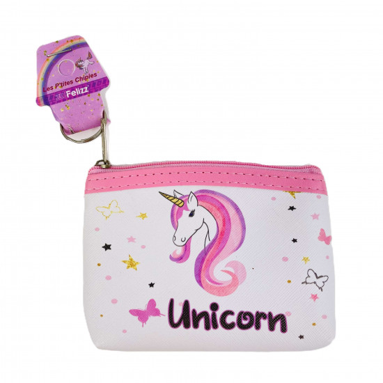 Fournisseur gadget pour filles, vente en gros porte monnaie licorne 6