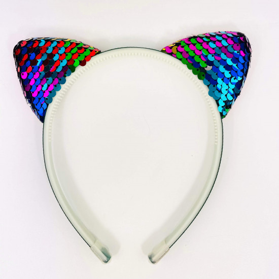 Proveedor gadget para niñas, diademas con purpurina multiorejas