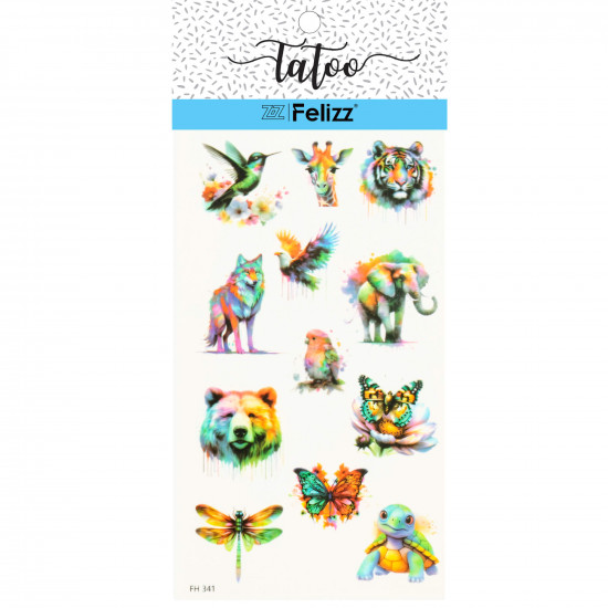 Wholesale ephemeral tattoos, for professionals FH341 - Felizz