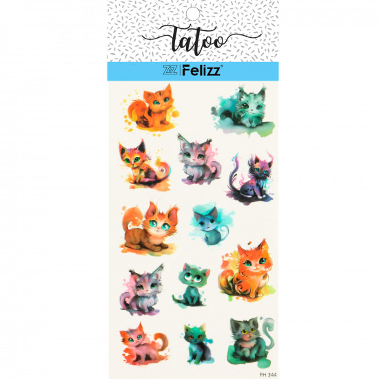 Tatuajes efímeros al por mayor, para profesionales FH344 - Felizz