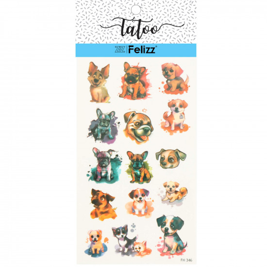 Wholesale ephemeral tattoos, for professionals FH346 - Felizz