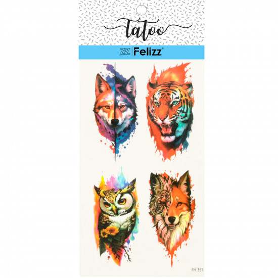 Wholesale ephemeral tattoos, for professionals FH351 - Felizz